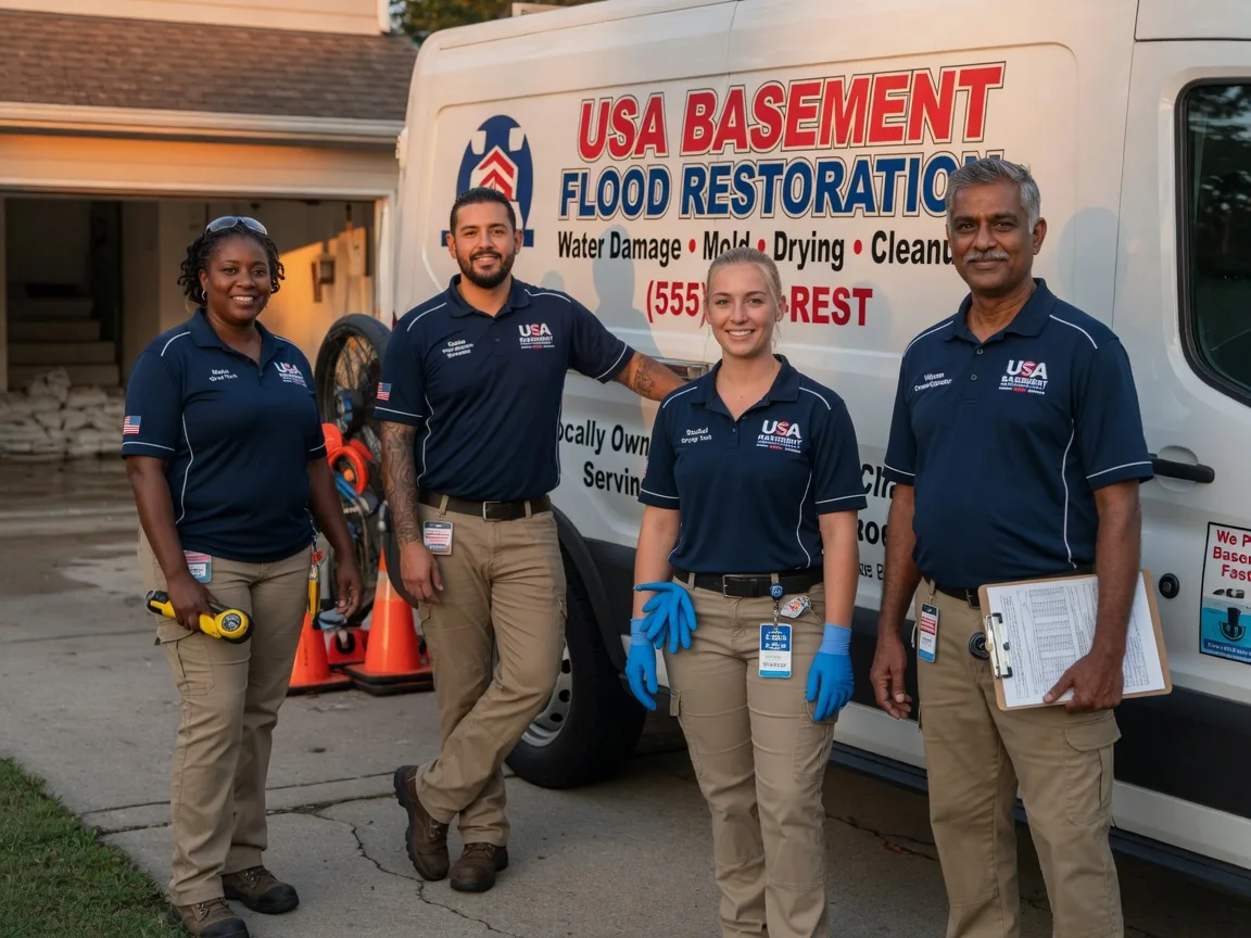 Basement Flood Cleanup company in Sandoval, IL